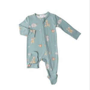 Angel Dear Safari Print Footie Pajamas 6-9months